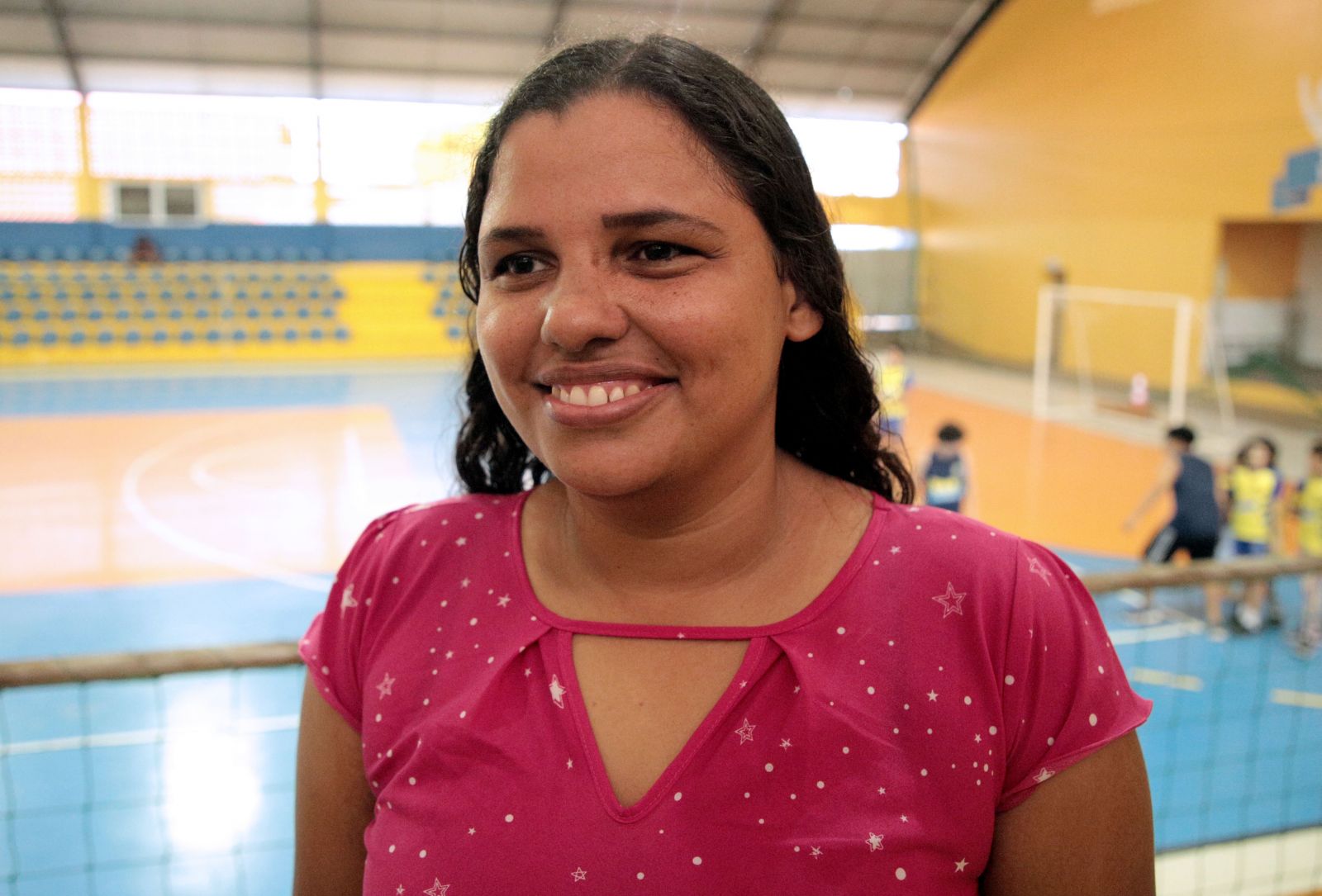 Josete de Almeida Pereira, mãe de aluno  